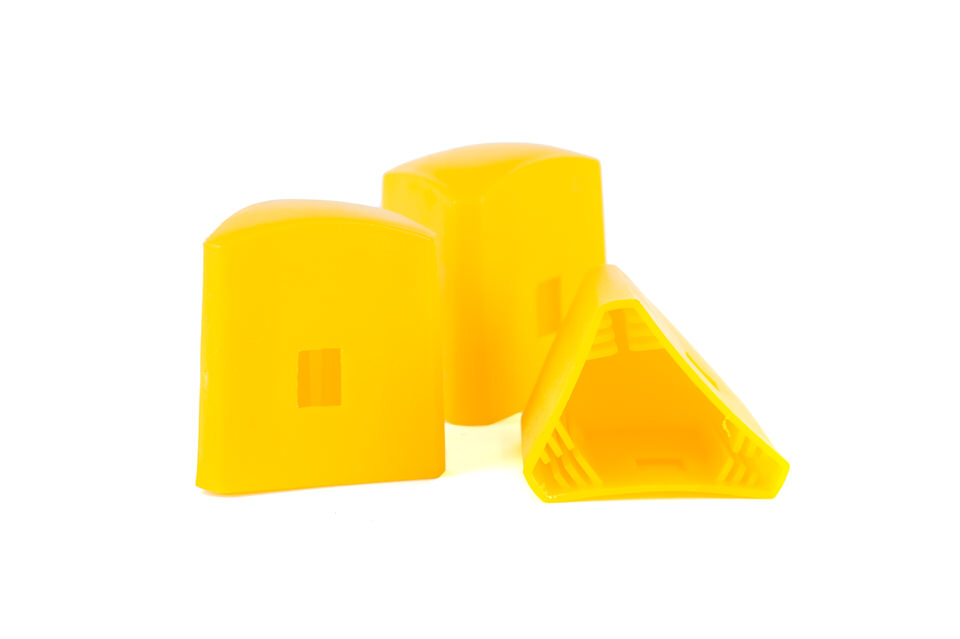 PROTECTIVE CAPS FOR STAR PICKETS YELLOW TRIANGLE 